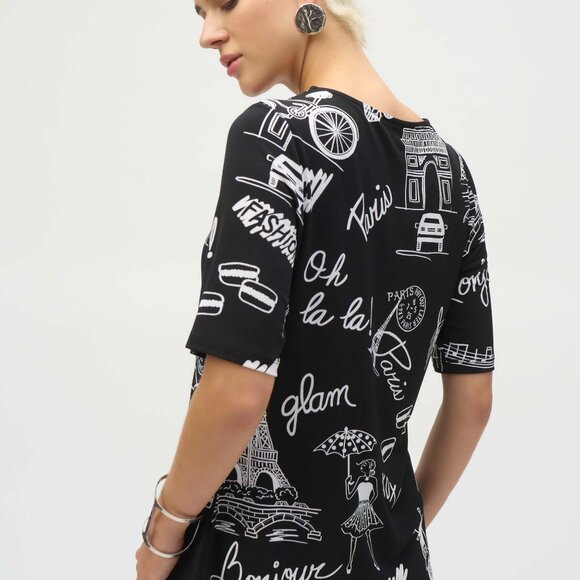 JOSEPH RIBKOFF TUNIC - Picture 1 of 2